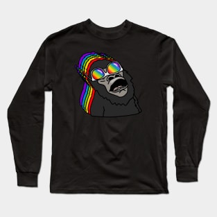 ChesterChimp Trippy Design Long Sleeve T-Shirt